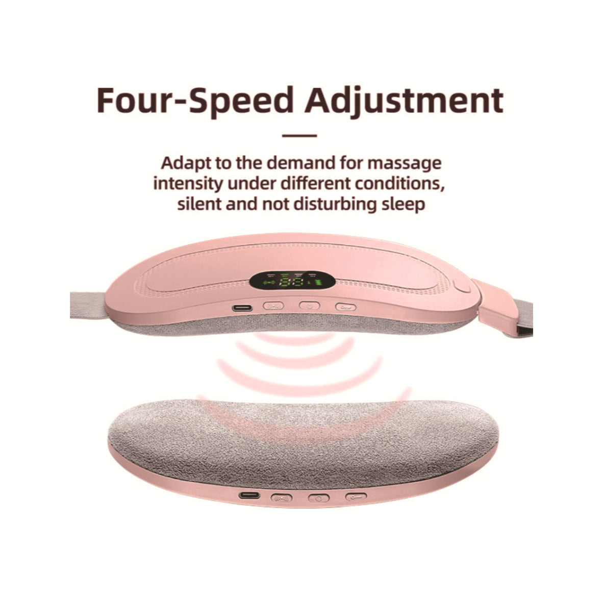Smart Menstrual Relief Heating Belt — Heat + Vibration Therapy