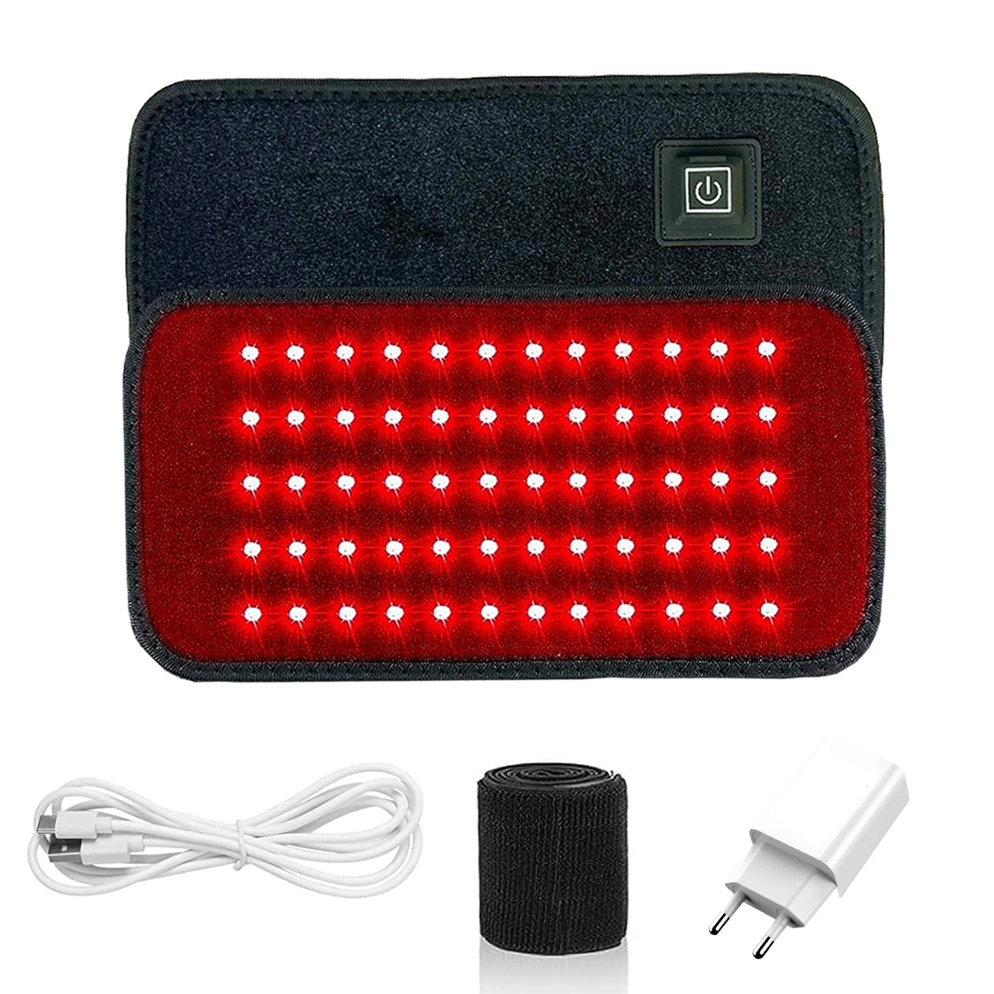 Red Light Therapy Belt — 60 LED Infrared Pain Relief & Recovery Wrap