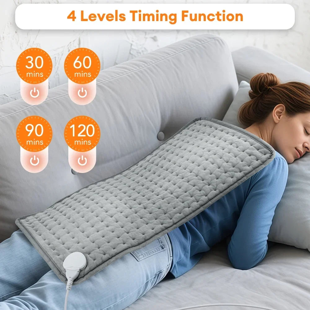 Heated therapy pad with adjustable temperature settings