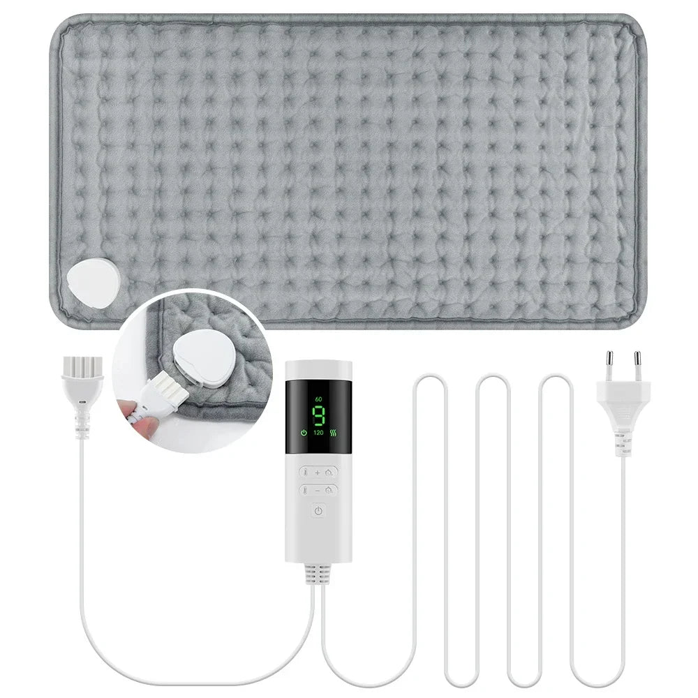 Electric heat pad temperature control instructions