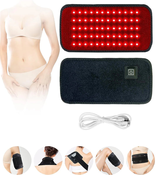 Red Light Therapy Belt — 60 LED Infrared Pain Relief & Recovery Wrap