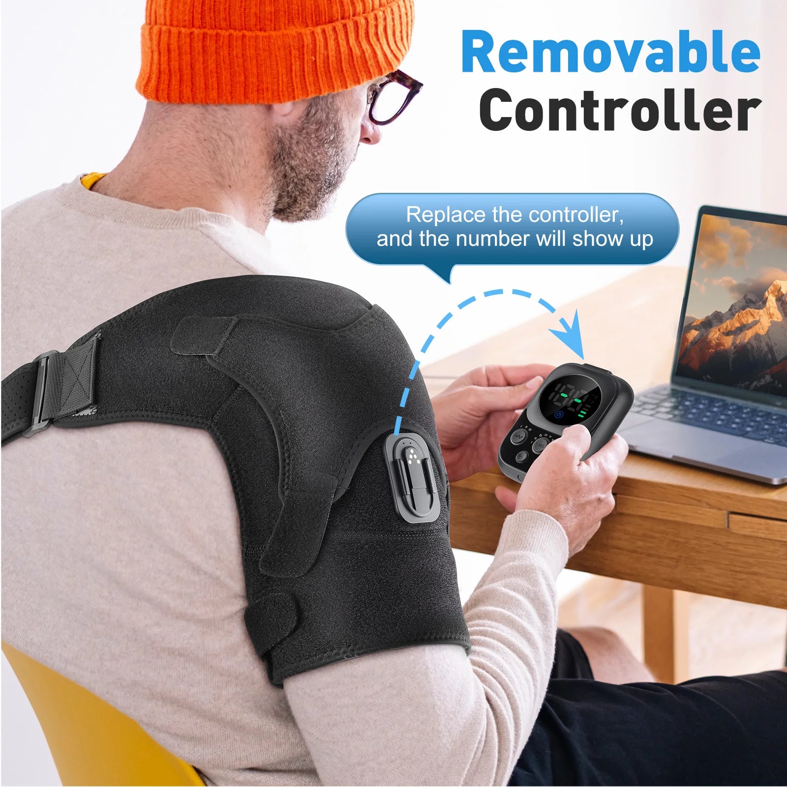 Electric shoulder brace USB charging instructions