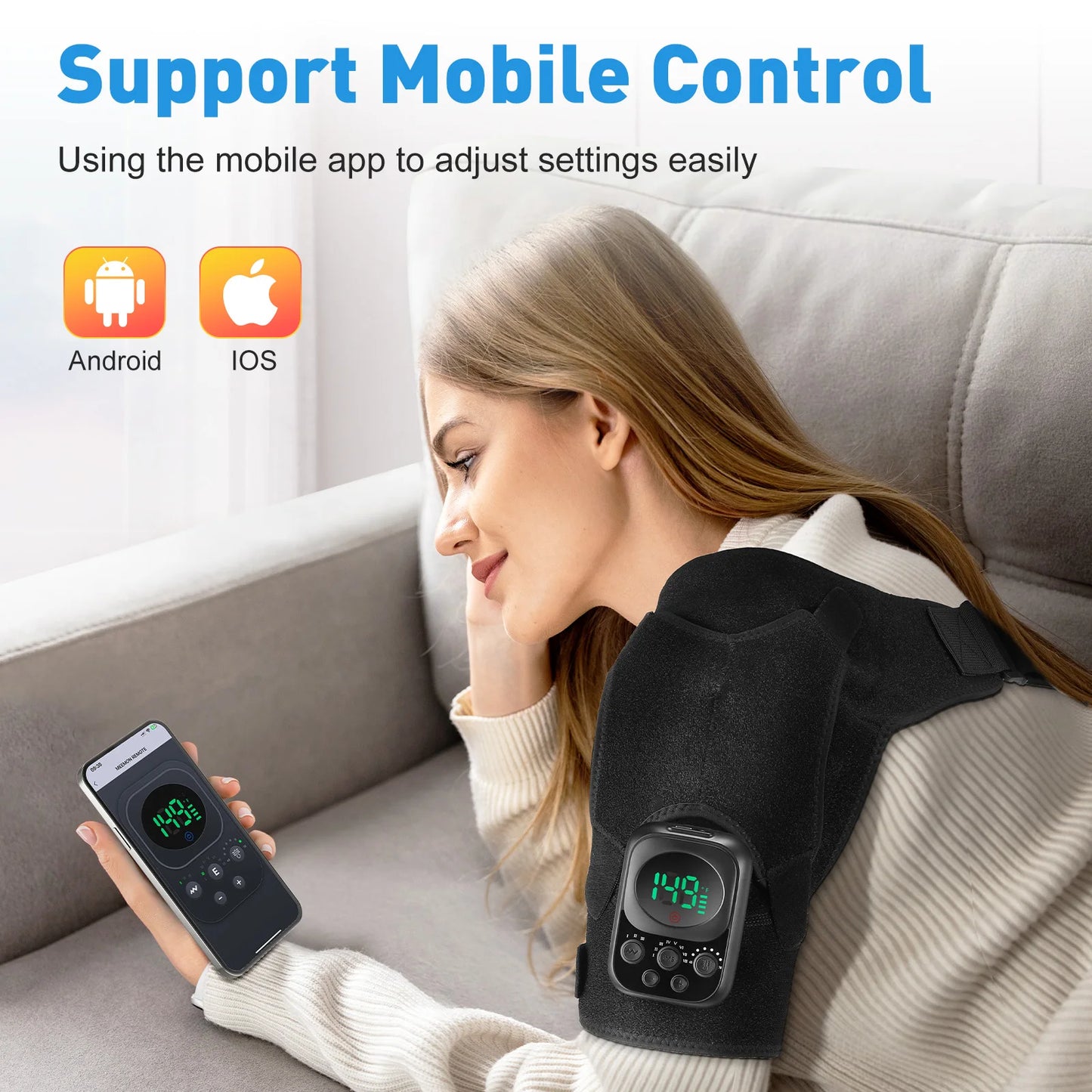 How to wear electric shoulder brace - fitting guide