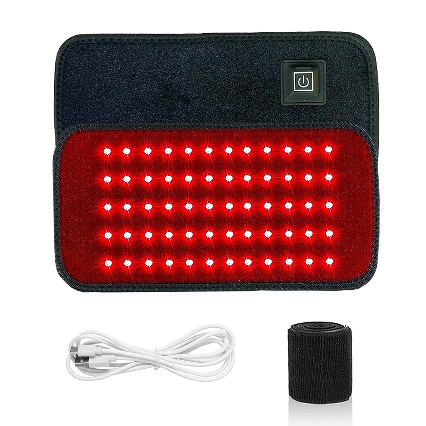 Red Light Therapy Belt — 60 LED Infrared Pain Relief & Recovery Wrap