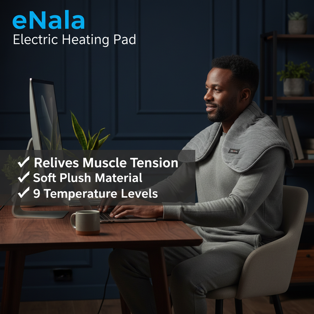 eNala Electric Heating Pad - Shoulders